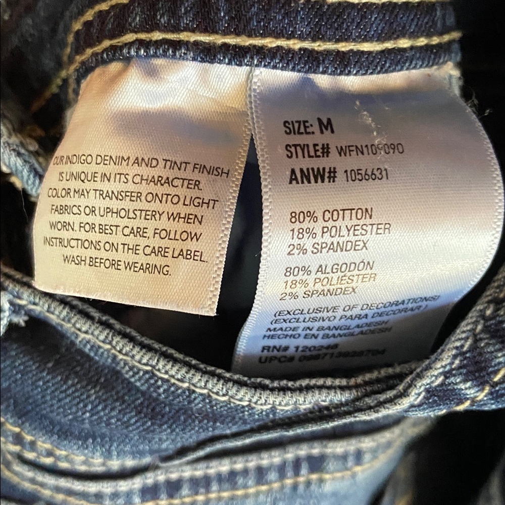 Wallflower Blue Denim Women Jeans Overalls Size Medium - Picture 10 of 16